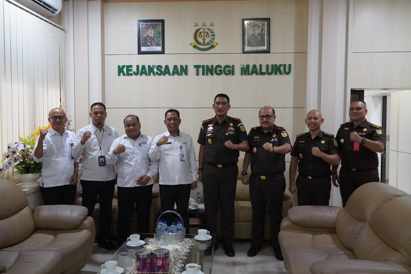 Kajati Maluku Agoes SP Beserta Jajaran Sambut Baik Kunjungan Silahturahmi Kepala BPKP Perwakilan Maluku