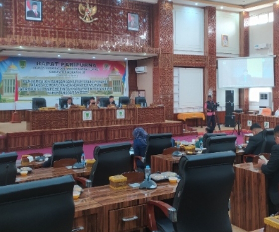 DPRD Rohil Gelar Sidang Paripurna Bentuk Empat Pansus