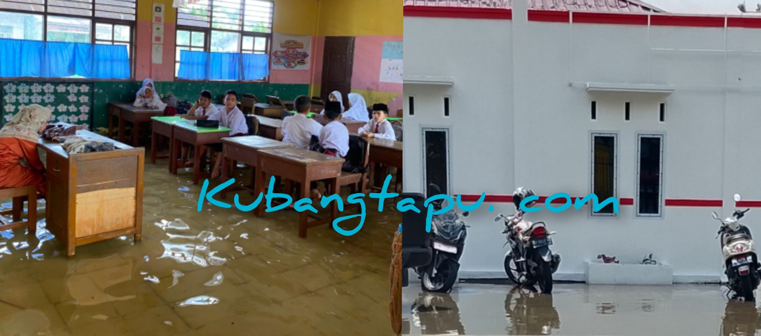 Warga Desak Perbaikan Drainase : Genangan Air Rendam Fasilitas Publik Bagansiapiapi